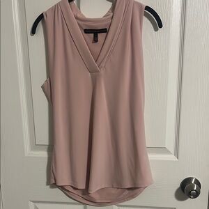 White House Black Market Women's Pink Sleeveless Top